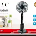 مروحة رذاذ عمودية بريموت تحكم بقوة 100w وخزان ماء 4 لتر
