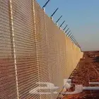 تسوير أراضي سور شبك سور خشب شبوك طرق شبك مجلفن سياج امني هنا