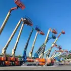 2 Manlift 18m diesel model 2025 for rent in Jeddah