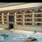 تنفيذ مشبات أفران رخام ديكورات جبس