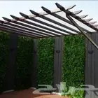 مظلات سواتر برجوله عوازل ترميم عشب صناعي ديكورات