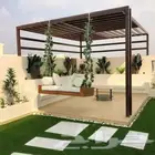 تركيب عشب صناعي تصميم جلسات ومظلات تنسيق حدائق