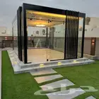 تنسيق حدائق جازان عشب صناعي