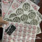 ستكر ورقي بلاستيكي مفرغ