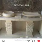 مقاولات عامه وفلل واستشارات تشطيب وأعمال الترميم مغاسل رخام