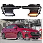 أضواء الضباب لهونداي لألنترا 2016-2019 LED قطعتين يمين يسار جديدة لاعلى سومة تواصل وتس اب 0570077052