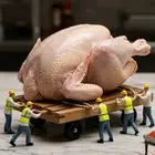 دجاج لحم اوزان تقيله