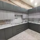 مطبخ صاج عصرية وحديثه مفصلات إيطالي هيدروليك