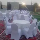 تأجير كراسي وطاولات تأجير سرفس تأجير طاولات طعام