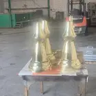 تغطيس نيكل وكروم جلفنه فضي وذهبي دهان فرن حاري