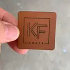 لوقو جلد ليبل قماش اكرليك
