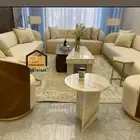 طاولات قهوة طاولات خدمة طاولة قهوة خشب قشرة الجوز ركن كوفي