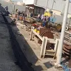 أعمال اسفلت والتكسير والترميم ودفن البيارات وتسليك المجاري