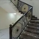باب حداد الالمينم مظلات رربزىن سواتر