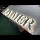 تركيب لوحات محلات أحرف بارزة اسمنت بورد حروف بارزة مضيئة