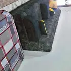 طقم كنب مكون من 5 قطع وركنيتين بحاله جيده جدا