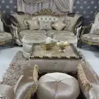 كنب للبيع مع الطاولات والستاره والاريكه