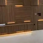 ديكور شاشه مظلل مع الطاوله