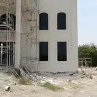 ديكورات خارجيه والياسه ملونه بلاسمنت الابيض بديل الحجراطبيعي