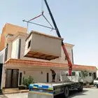 كرين ونش سطحه لوبد بوم تراك نقل بركسات نقل غرف نقل مرتبل
