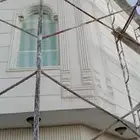 هذ من اشغلنا ديكورات خارجيه والياسه ملونه باللااسمنت الابيض