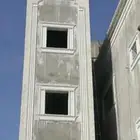 ديكورات خارجيه والياسه ملونه بلاسمنت الابيض بديل الحجر