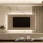 ديكورات ابوديمى ديكور منزليه شاشات بديل رخام بديل خشب شيبورد