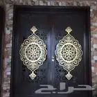 ابواب ليزر ابواب المنيوم ابواب دبل ساج شباك حديد مضلات سواتر