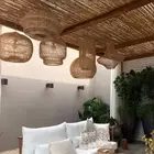 جلسات الخيزران التراثي تصميم وتنفيذ الاكواخ الريفيه الخشبيه