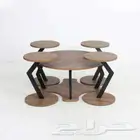 طقم طاولات خدمة وضيافة فاخرة بتصميم عصري (( جديد ))