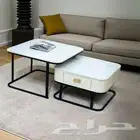 طقم طاولات متداخلة سيراميك متوفر بلونين (( جديد ))