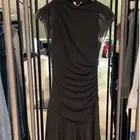 فستان زارا بني مقاس M جديد مع تاق