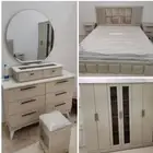 غرف نوم جديده جاهزه بسعر متناول الجميع مع التركيب والتوصيل