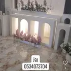 حفلات مناسبات كوش طاولات استقبال طاولات دائريه كراسي ايجار