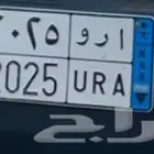 لوحة نقل خاص ا ر و 2025 على السوم
