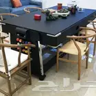 طاولة 4ب1 متعدد استخدام تنس هوكي بلياردو طاولة طعام