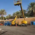 يوجد لدينا للايجار رافعات 17 متر ترسكوبيه مان لفت 14متر م