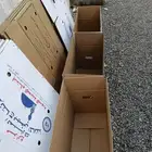 للبيع كراتين بيض نظيفه للنقل العفش وقويه جدا