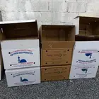 للبيع كراتين بيض للنقل العفش نظيف وقويه