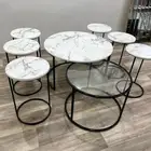 طقم 8 قطع طاولات سعر 550 توصيل مجانا
