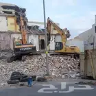 بوكلين لهددالعمايروترحيل وقص اراضي وبنا حجر