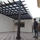 مظلات سيارات سواتربرجولات ساندويتش بنل