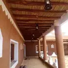 ابو ناصر التراث القديم بنيان حجر وبنيان بيت طين وسقوف وتليوس