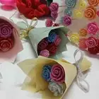 بوكيه ورد صغير شموع معطرة