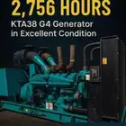 مولد كهرباء كومنز مستعمل نظيف 1000 KVA صافي 923 كيلو للبيع