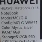 لابتوب هواوي ميت بوك huawei matebook d16 2024