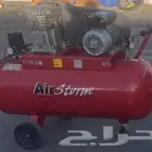 كمبروثر هواء إيطالي بحالة الجديد 100 لت