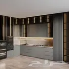 تفصيل مطابخ خشب وصاج وخزائن ورخام صناعي