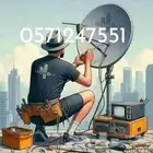 فني دش جيزان تركيب شاشات