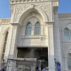 حجر طبيعي واجهة توريد تركيب